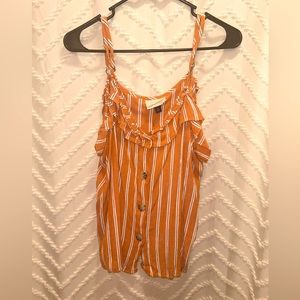 Orange tank top